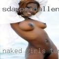 Naked girls tanned